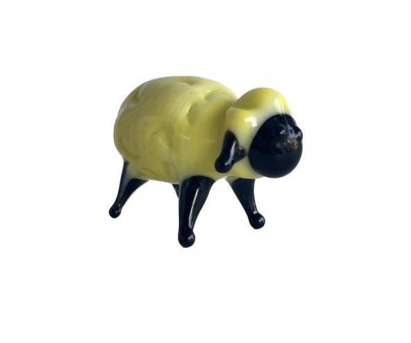 El Yapımı Murano Cam Koyun Biblo A46-01 ürün görseli 1