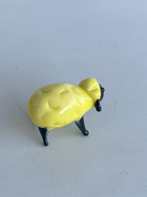 El Yapımı Murano Cam Koyun Biblo A46-01 - Resim 4