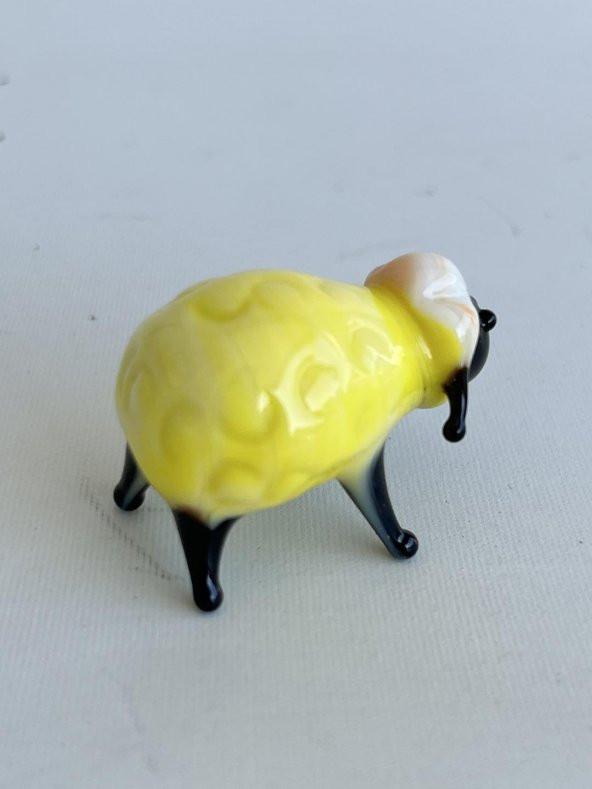 El Yapımı Murano Cam Koyun Biblo A49-02 - Resim 4