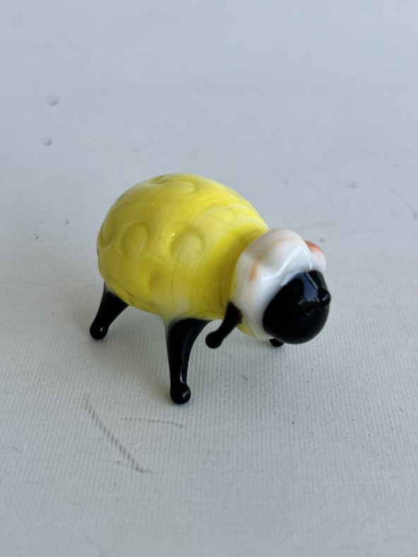 El Yapımı Murano Cam Koyun Biblo A49-02 - Resim 5