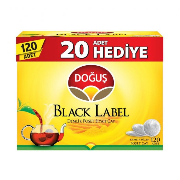 Doğuş Black Label Demlik Poşet 120'li 384 gr