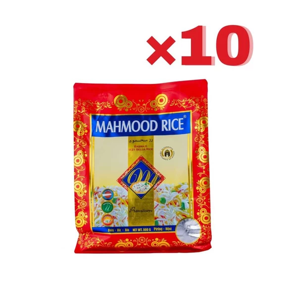 Mahmood Rice 1121  Basmati Pirinç 10x 900 GR