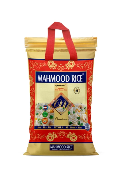 Mahmood Rice 1121  Basmati Pirinç 4 Kg