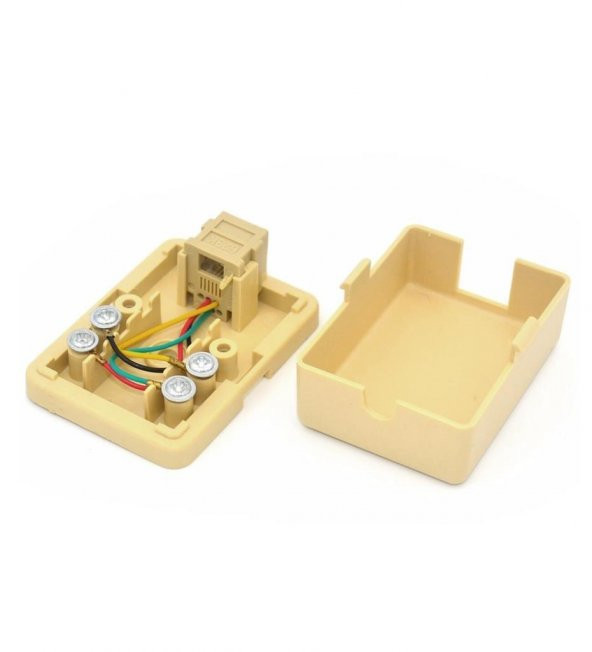 Tek Çıkışlı RJ11 Telefon Kutusu - 2