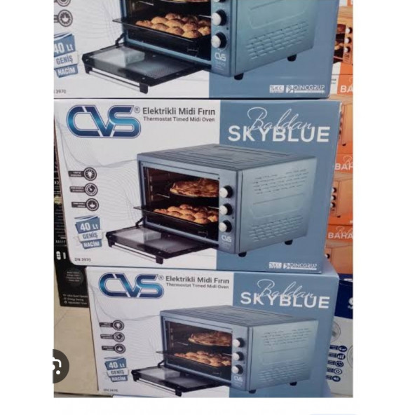 CVS DN 3970 BALDAN SKYBLUE KARE FIRIN MAVİ
