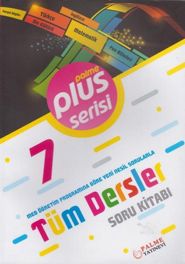 Palme 7.Sınıf Plus Serisi Tüm Dersler Soru Kitabı