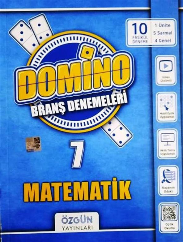 Özgün 7.Sınıf Matematik Domino Branş Deneemeleri