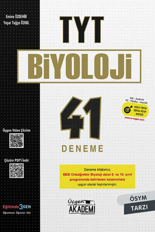 Üçgen TYT Biyoloji 41 Deneme