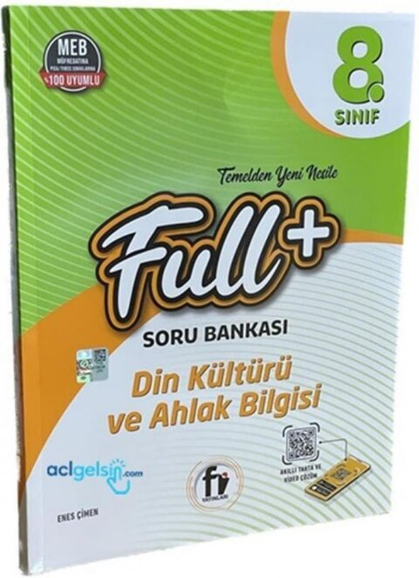 Fi 8.Sınıf Full+ Din Kültürü Ve Ahlak Bilgisi Soru Bankası