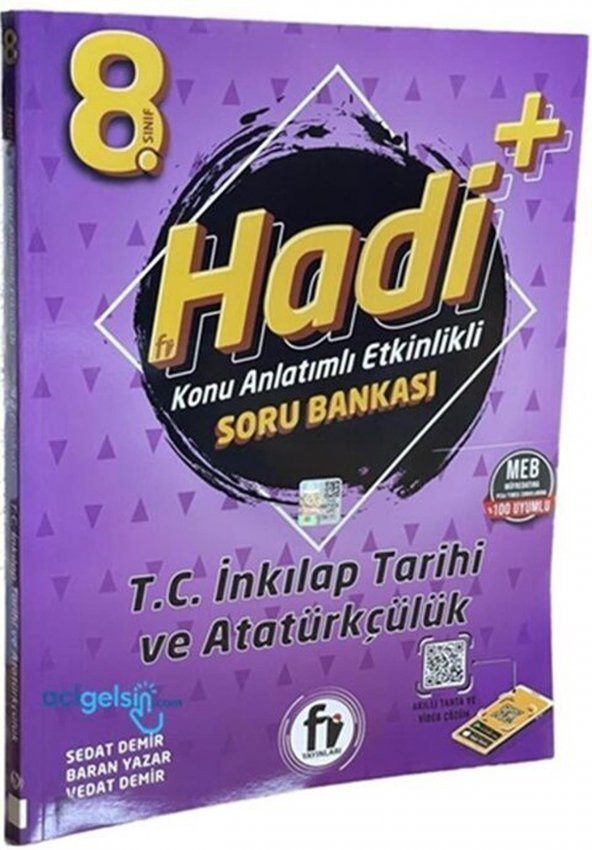 Fi 8.Sınıf Hadi+ İnkılap Tarihi Ve Atatürkçülük Konu Anlatımlı Soru Bankası