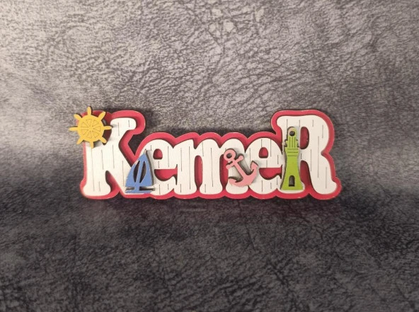 Magnet Dümen Çapa Gemi Kule Yelken Deniz Kabuk Nazar Göz Buzdolabı Süsü Ahşap Magnet Mıknatıslı Hediyelik Eşya ürün görseli 1