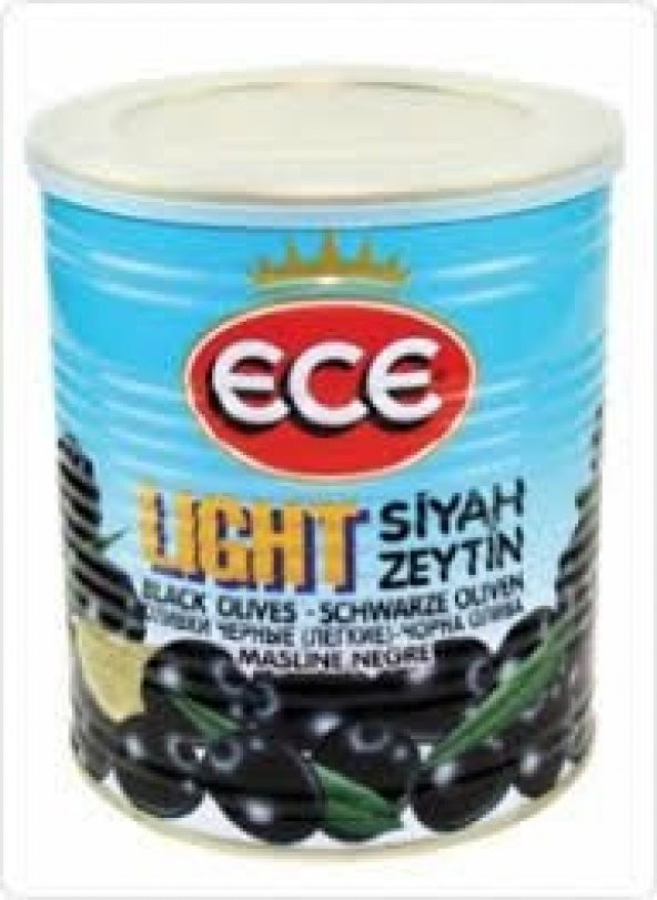 Ece Light Siyah Zeytin 400 Gr