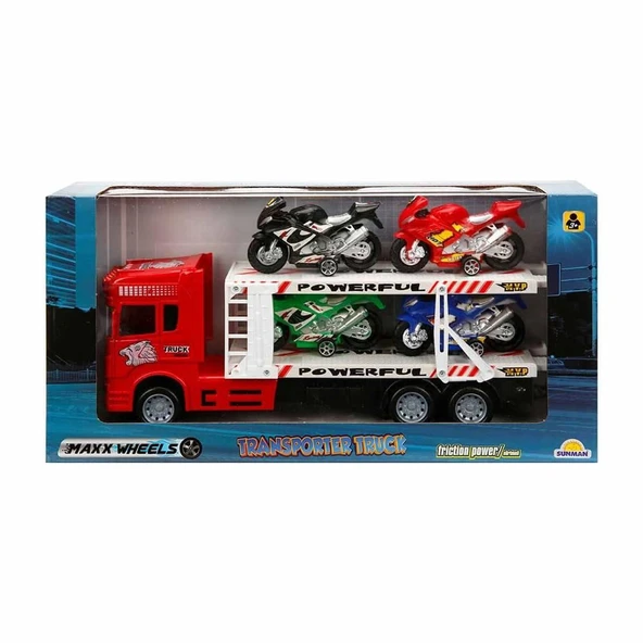 1:32 Maxx Wheels Transporter Tır 32 cm. - 4