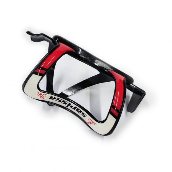 Sarissa Matara Tutucu Plastik Esnek Bisiklet Matara Kafesi Kırmızı - 3