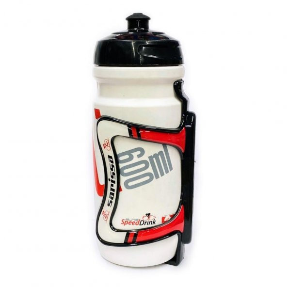 Sarissa Matara Tutucu Plastik Esnek Bisiklet Matara Kafesi Kırmızı - 4