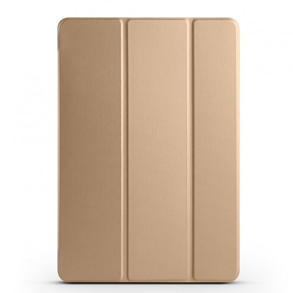 KNY Huawei MatePad 11 İnç 2023 Kılıf Arkası Şeffaf Standlı SmartCover Kılıf Gold