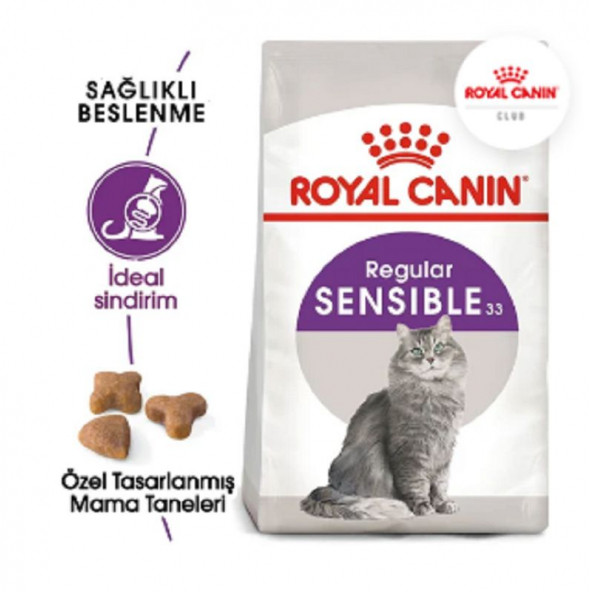 Royal Canin Sensible 33 Kuru Kedi Maması 4 Kg - 6