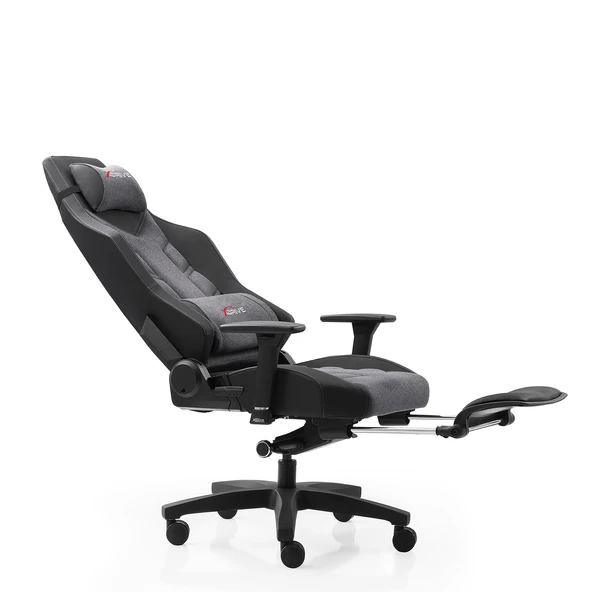 xDrive Fırtına Profesyonel Oyuncu Koltuğu Masajlı Ayak Uzatmalı Gri/Siyah - 6