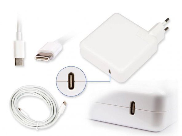 Apple MacBook 96W Type-C Notebook Adaptörü (USB-C) Muadil (20.5V 4.7A) RPA-AC216