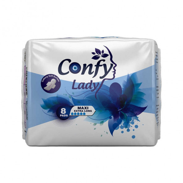 Confy Lady Hijyenik Ped Maxi Extralong 8 Adet