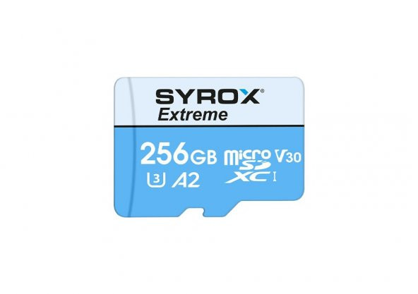 Syrox 256 Gb Micro Sd Card Hafıza Kartı & Adaptörü Class 10 Mc256