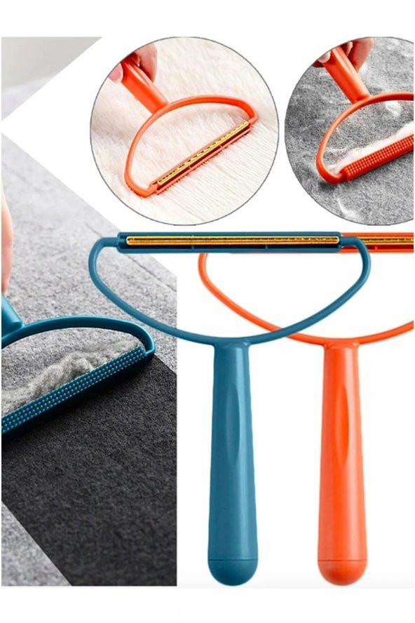 Tiftik Tüy Toplayıcı Çift Taraflı Elbise Tiftik Tüy Temizleyici Kedi Köpek Tüy Temizleyici Yeşil - 4