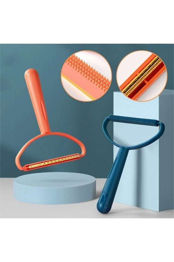 Tiftik Tüy Toplayıcı Çift Taraflı Elbise Tiftik Tüy Temizleyici Kedi Köpek Tüy Temizleyici Yeşil - 5