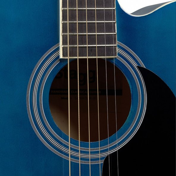 STAGG SA20 DCE BLUE ELEKTRO AKUSİK GİTAR - 2