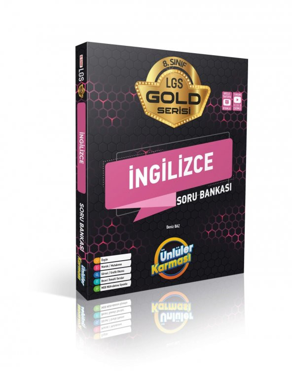 ÜNLÜLER KARMASI 8. SINIF GOLD İNGİLİZCE SORU BANKASI