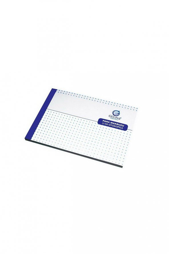 Gülpaş Para Makbuzu 12x16 CM 1-50 Para Makbuzu 2 Nüsha Otokopili (12 Li Paket)