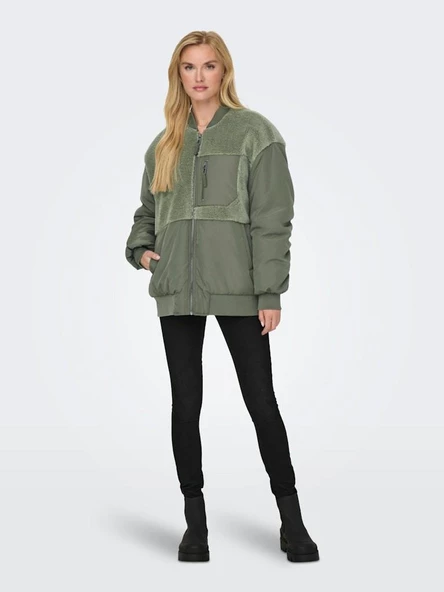 Only Emmy Fleece Bomber Kadın Ceket 15292801 - 4