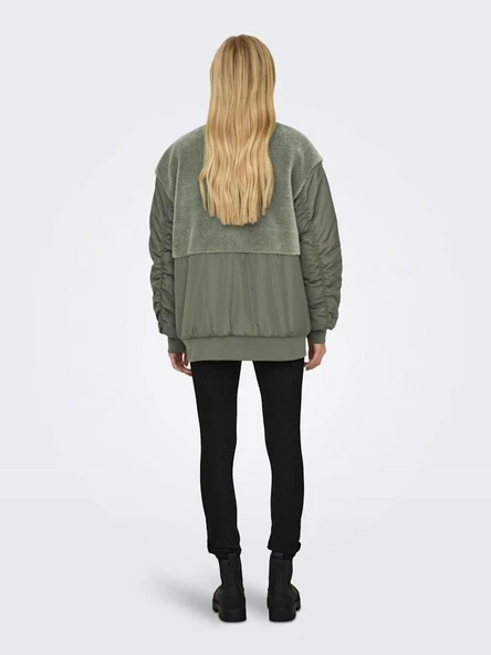 Only Emmy Fleece Bomber Kadın Ceket 15292801 - 5