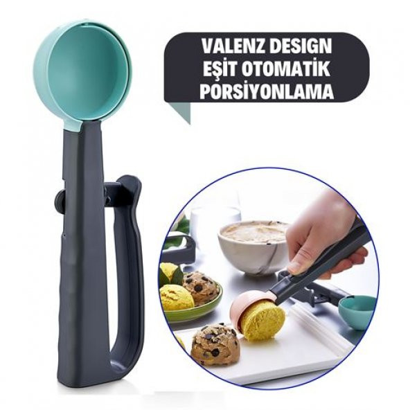 TransForMacion 12+2 ADET Valenz Köfte Kurabiye Helva Porsiyonlama Kaşığı