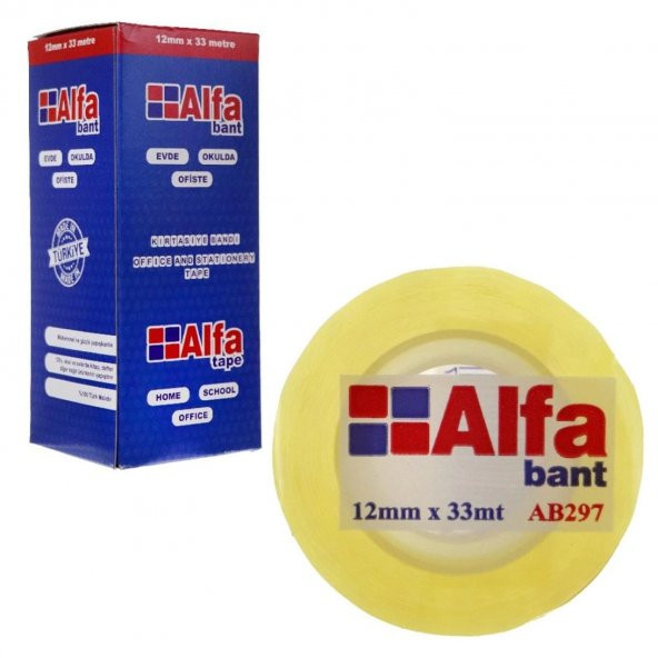 ALFA KUTULU KIRTASİYE BANDI AB297 12x33