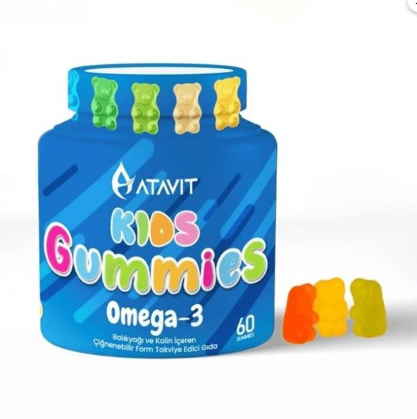 Atavit Kids Omega-3 60 Gummies 8682340346929
