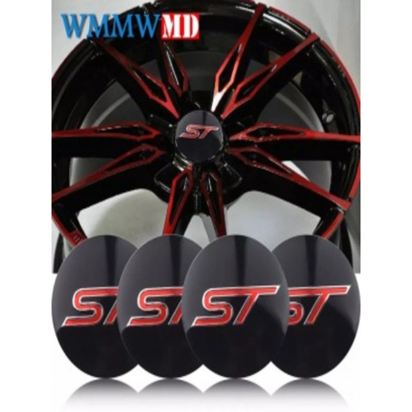 FORD ST LOGOLU 56 MM JANT GÖBEK DAMLA  STICKER - Resim 4