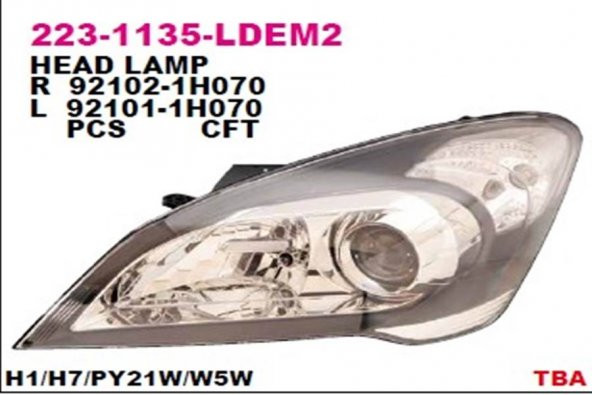 DPO 223-1135L-LDEM2-FAR SOL CEED 3K BENZIN-DIZEL 10-11