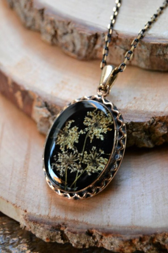 STONEAGE JEWELLERY Kuru Çiçek Bayan Kolye ürün görseli