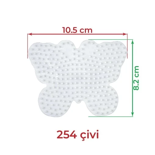 Hama Boncuk Midi Tabla - Kelebek (HA298) - 3