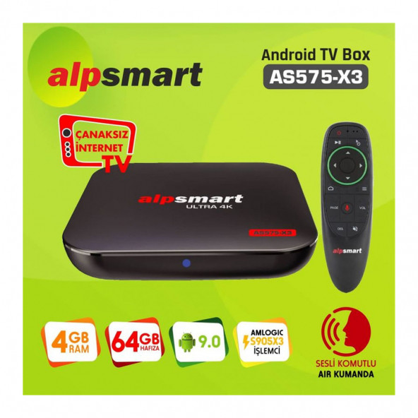 Alpsmart AS575-X3 Android Tv Box