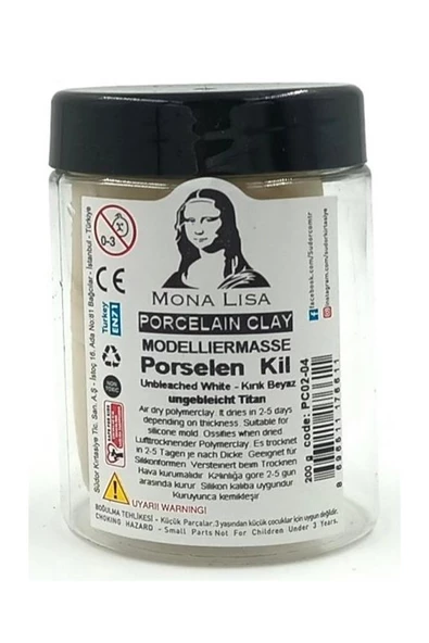Porselen Kili 200 Gr 1 Adet Monalisa Porselen Modelleme Kili - 4
