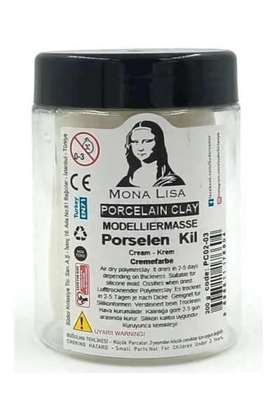 Porselen Kili 200 Gr 1 Adet Monalisa Porselen Modelleme Kili - 7