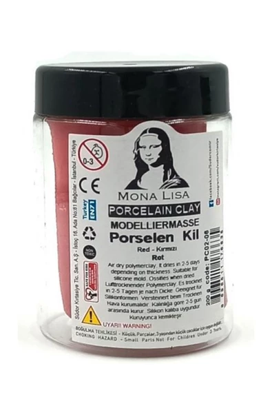Porselen Kili 200 Gr 1 Adet Monalisa Porselen Modelleme Kili - 5