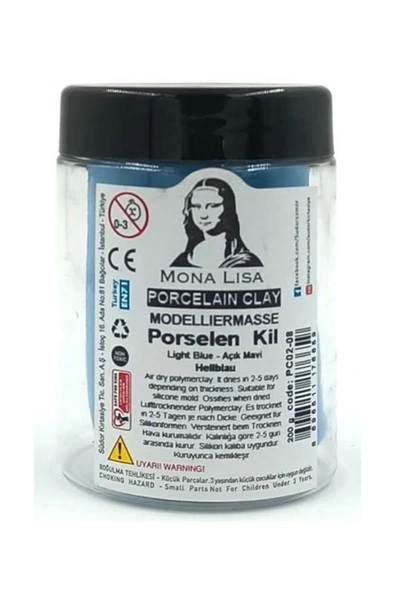 Porselen Kili 200 Gr 1 Adet Monalisa Porselen Modelleme Kili