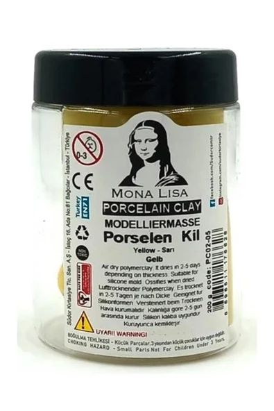 Porselen Kili 200 Gr 1 Adet Monalisa Porselen Modelleme Kili - 9