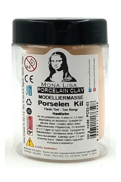 Porselen Kili 200 Gr 1 Adet Monalisa Porselen Modelleme Kili - 11