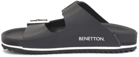 BENETTON 1321 Siyah Kadın Terlik - 3