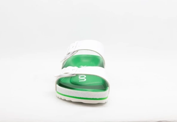 BENETTON 1322 Beyaz Erkek Terlik - 4