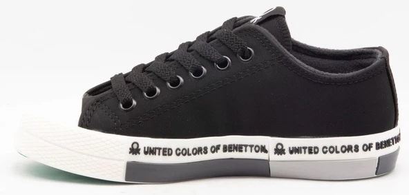 BENETTON 30731 Siyah Kadın Spor Ayakkabı - 3
