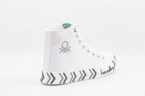 BENETTON 30625 Beyaz Kadın Ayakkabı - 5